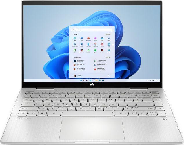 HP Pavilion x360 Convertible 14-ek0035tu Laptop 14" Intel Core i5-1235U 3.3GHz in Natural Silver in Excellent condition