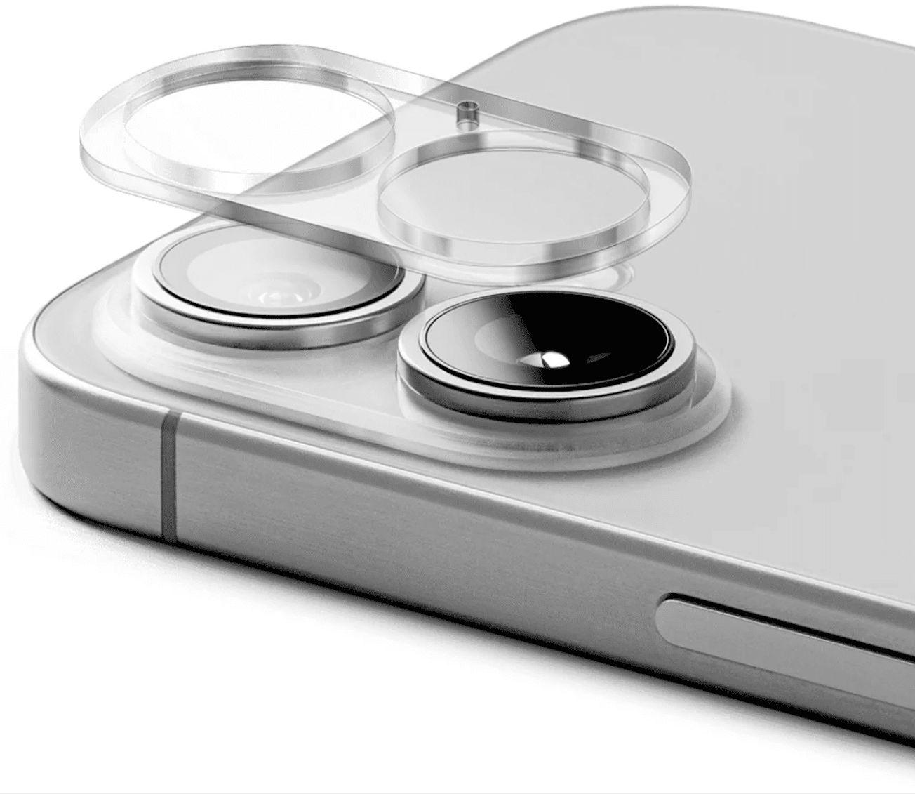 iShield Premium Tempered Glass Camera Lens Protector for iPhone 16 / 16 Plus