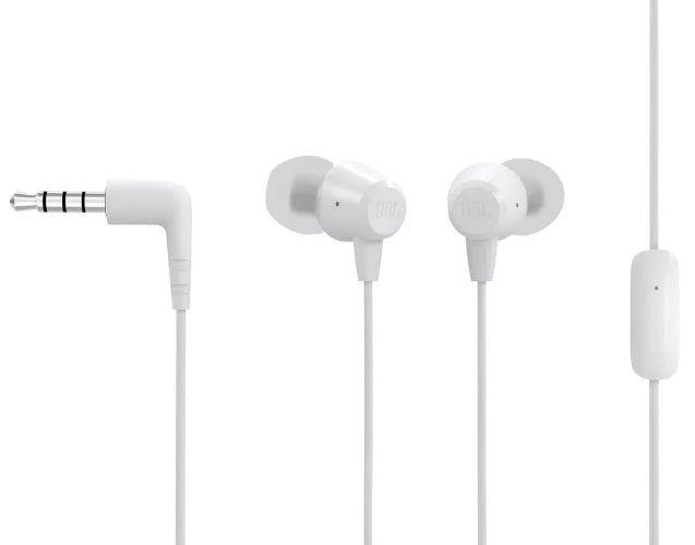 JBL C50HI In-ear Headphones in White in Brand New condition