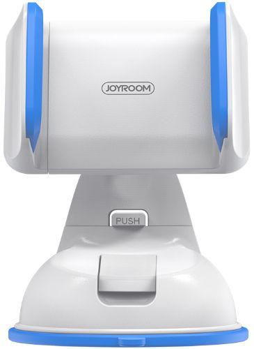 Joyroom  360° Suction Cup Universal Phone Stand Windscreen Mount Car Holder  - White/Blue - Brand New