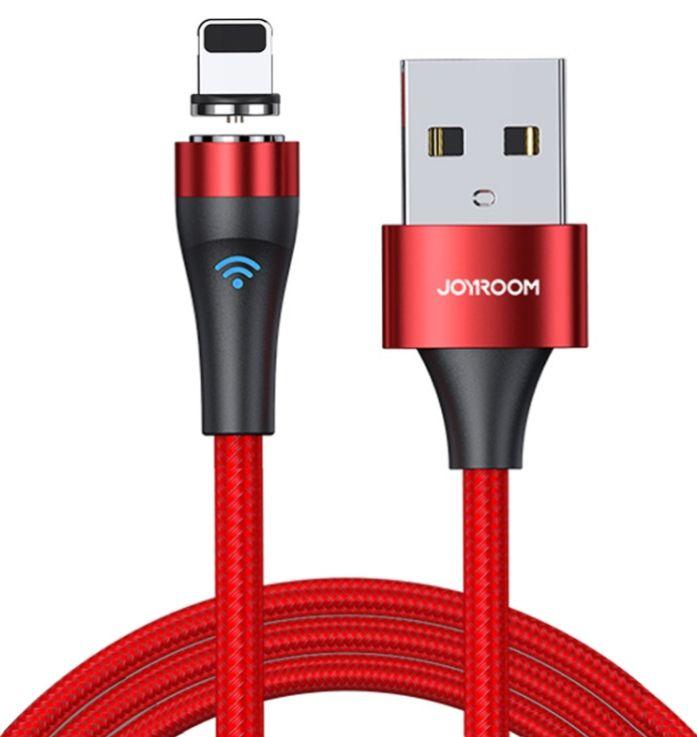 Joyroom S-1021X1 360 Magnetic Charger with Soft Lighting for iPhone (1M)