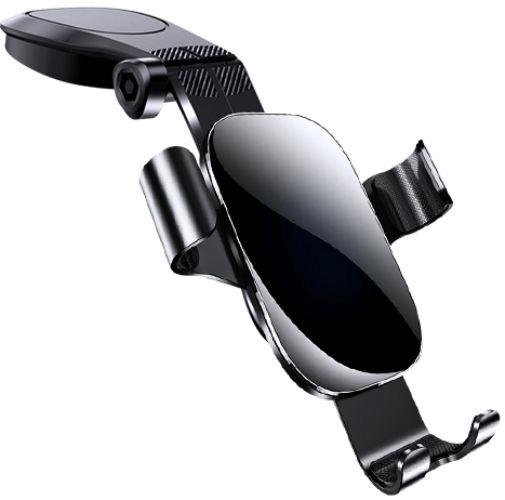Joyroom  Universal Car Cradle Dashboard Gravity Bracket Phone Holder - Black - Brand New
