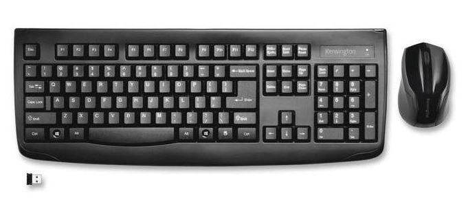 Kensington Technology K72324USA Pro Fit Keyboard and Mouse - Black - Brand New