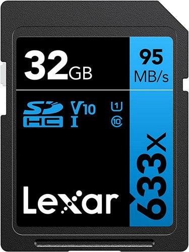 Lexar High-Performance 633x SDHC/SDXC UHS-I Cards Blue Series