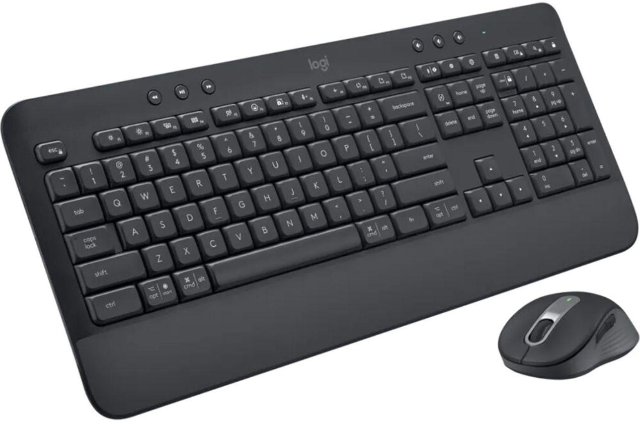 Logitech Signature MK650 Wireless Mouse and Keyboard Combo - Graphite - Brand New