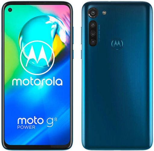 Motorola Moto G8 Power 32GB in Capri Blue in Excellent condition