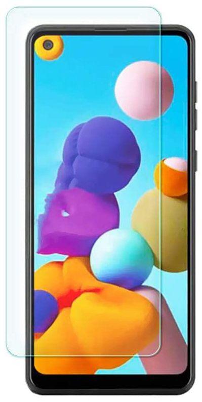 Nuglas  Flat Clear Tempered Glass Screen Protector for Galaxy A21 - Clear - Brand New