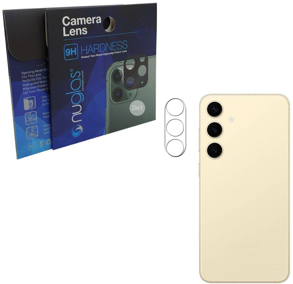 Nuglas  Tempered Glass Clear Camera Lens Protector for Samsung Galaxy S24 - Clear - Brand New