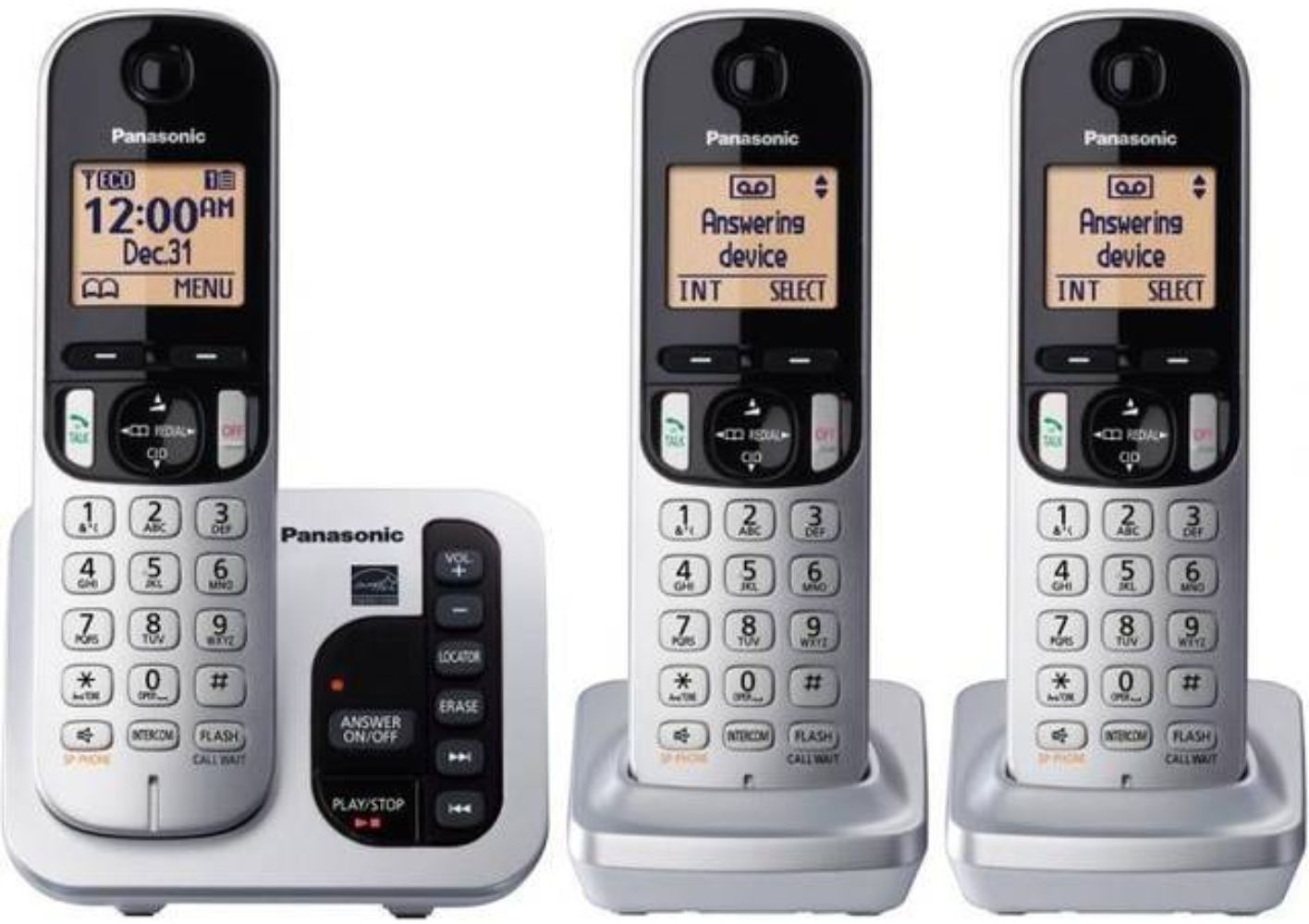Panasonic KX-TGC223ALS Digital Cordless Phone with Answering Machine