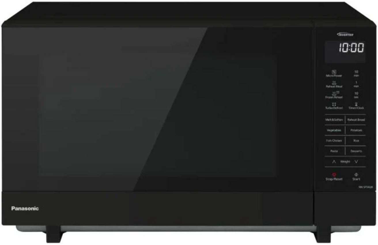 Panasonic  NN-SF56QB 27L Solo Inverter Microwave Oven - Black - Excellent