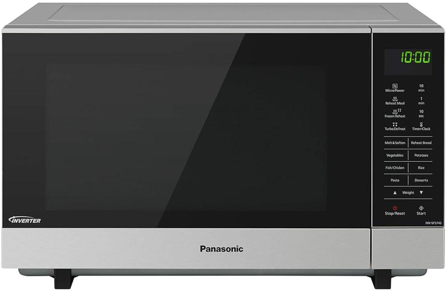 Panasonic NN-SF574S 27L Solo Inverter Microwave - Silver - Excellent