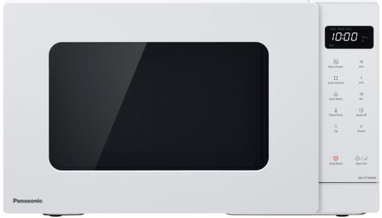 Panasonic NN-ST34NW 25L Solo Microwave Oven - White - Excellent