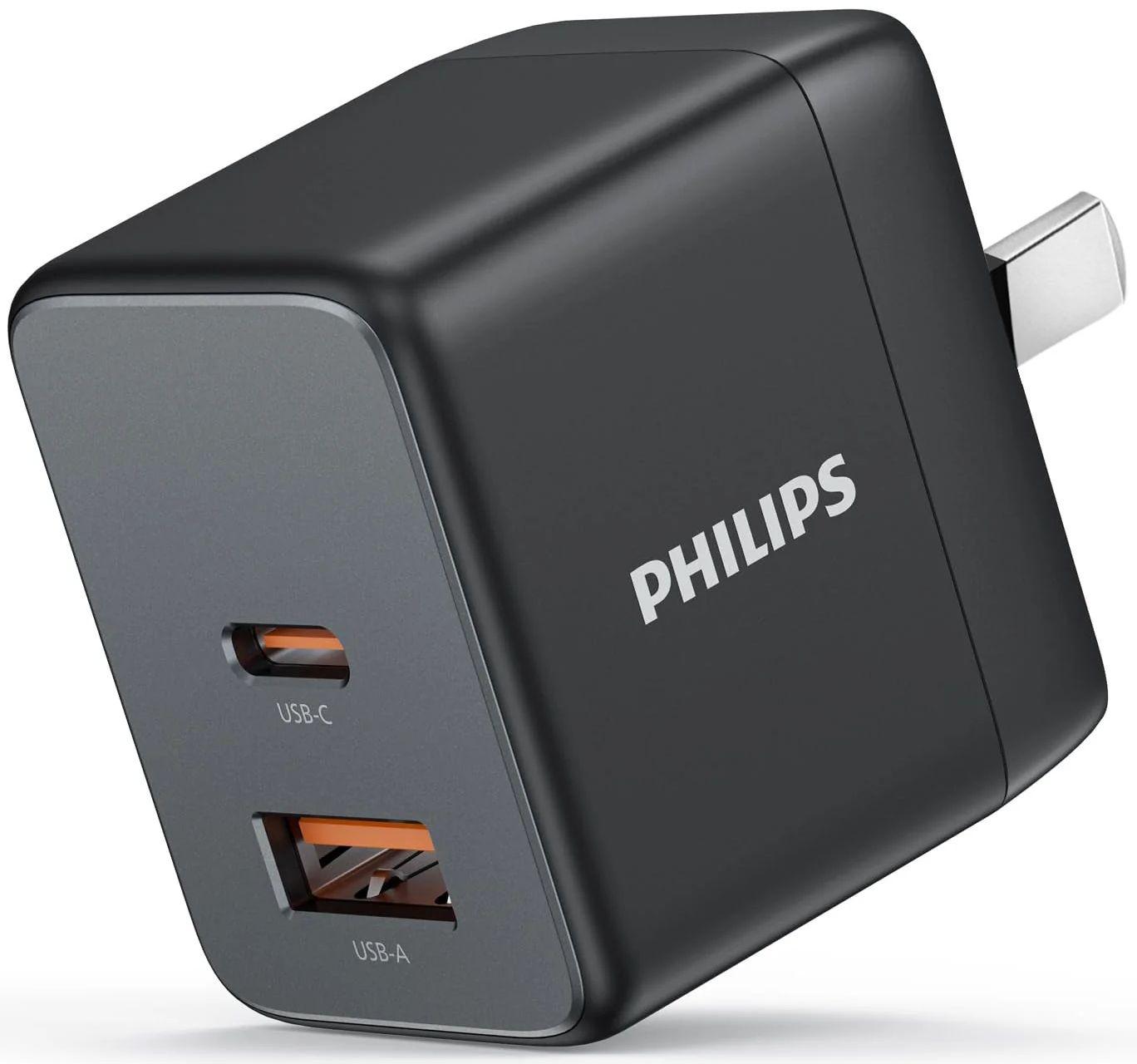 Philips  30W Power Adapter Wall Charger Plug DLP4330CB - Black - Brand New