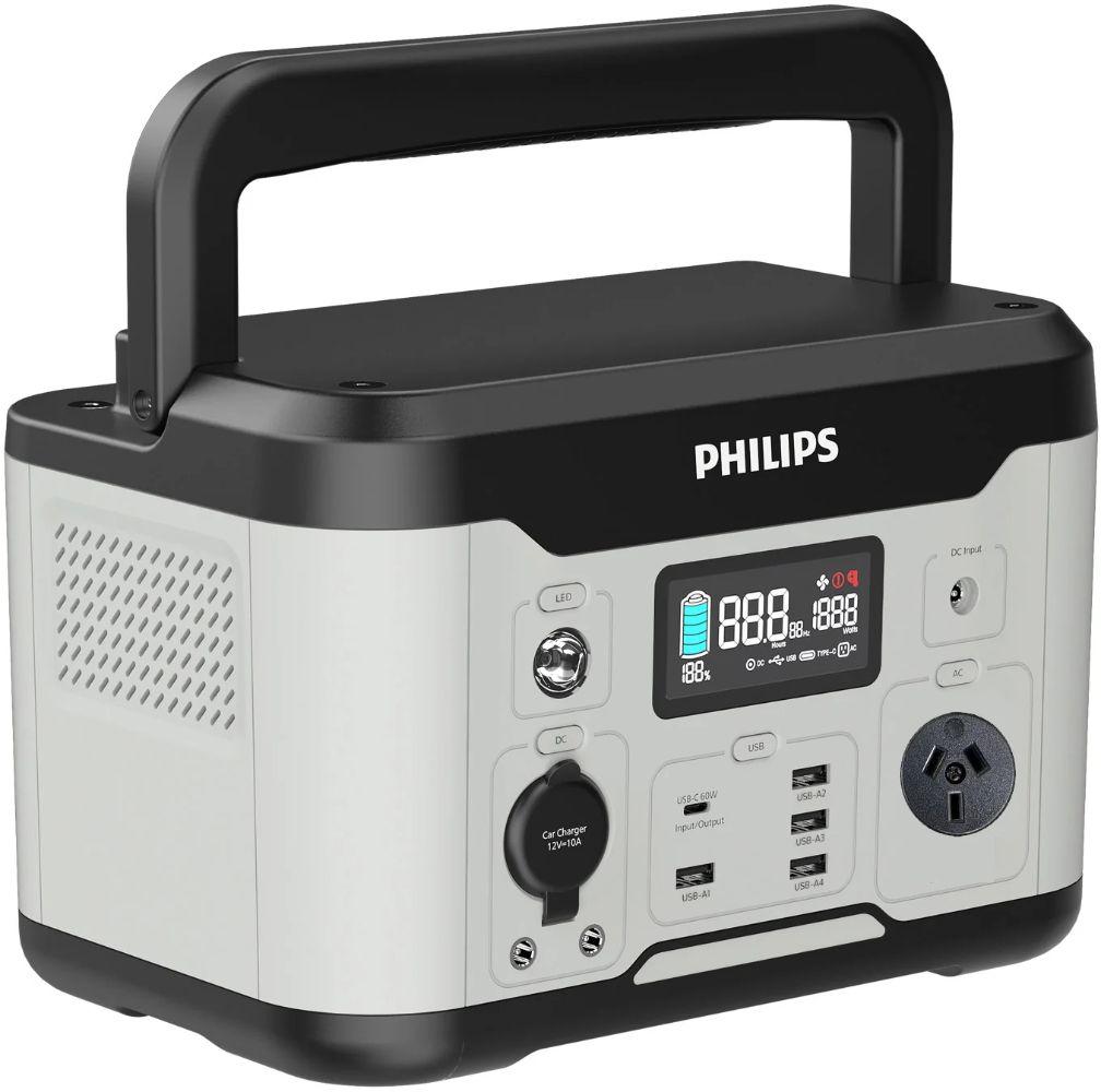 Philips  DLP8093CG High Power Outdoor Mobile Power Station 600W - White - Brand New