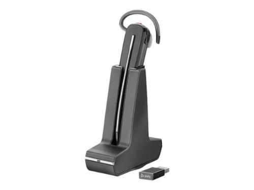 Poly  Plantronics Savi UC S8240-M C D200 Wireless USB-A Convertible MOC DECT 6.0 NA Headset - Black - Brand New