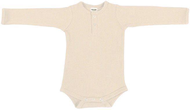 Ponchik Babies + Kids  Cotton Rib Baby Bodysuit (0 - 3M) - Buttermilk - Over Stock