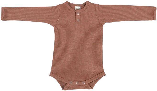 Ponchik Babies + Kids  Cotton Rib Baby Bodysuit (3 - 6M) - Crepe - Over Stock
