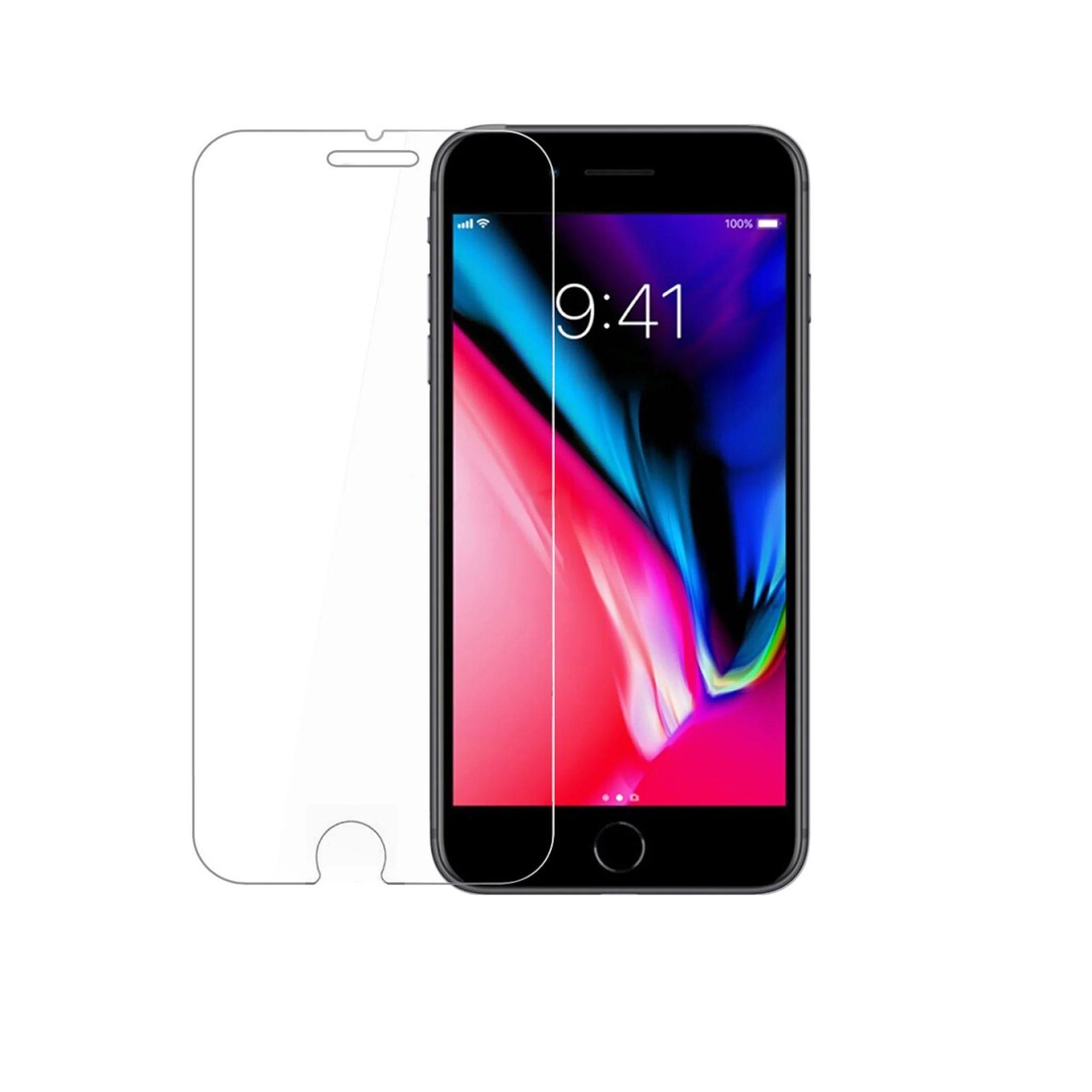 PP  Premium Tempered Glass Screen Protector for iPhone 8+ - Glass - Brand New