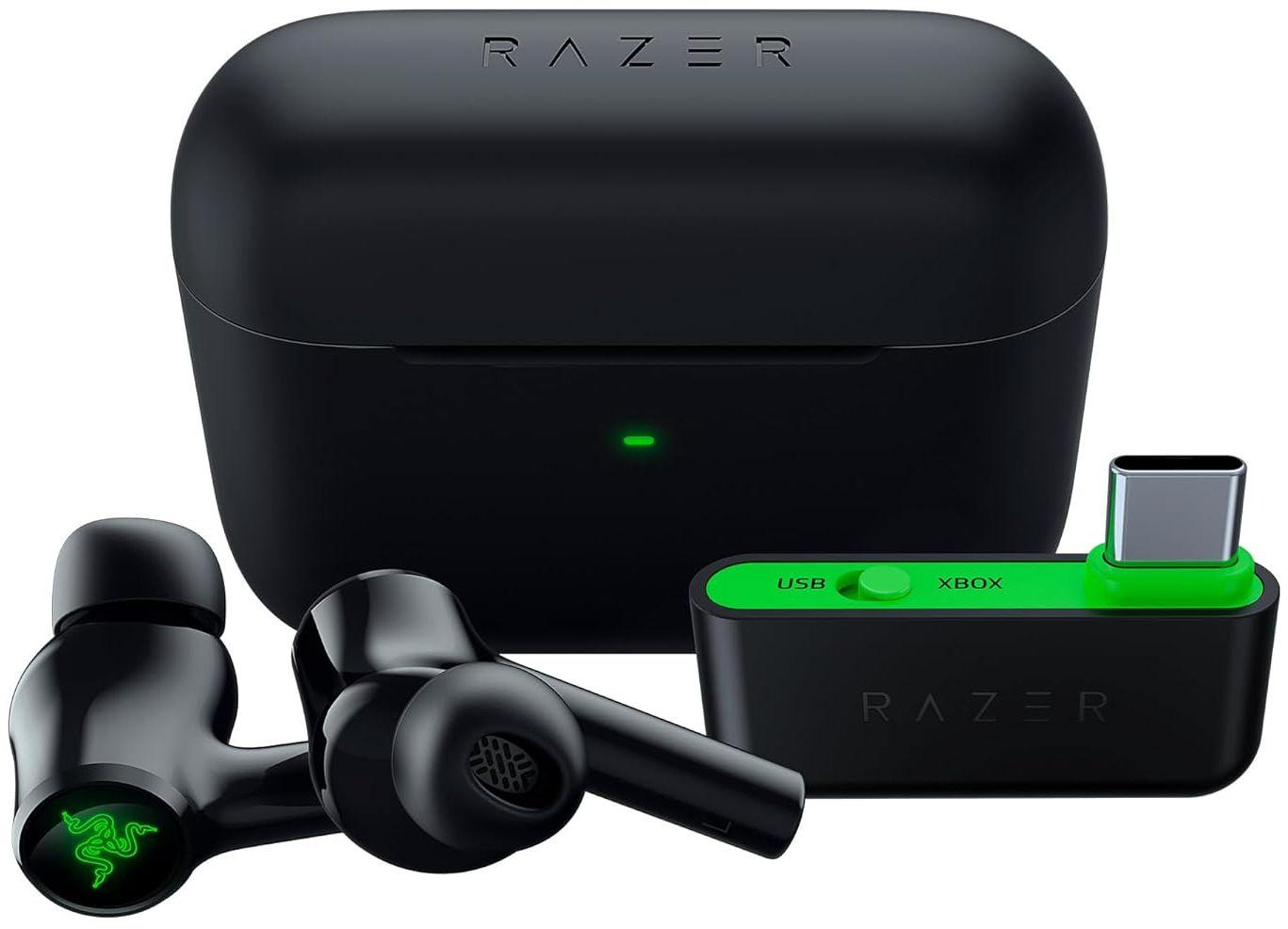 Razer  Hammerhead HyperSpeed Wireless Multi-Platform Gaming Earbuds for Xbox Series X|S/ Xbox One/ PC/ Mobile - Black - Premium