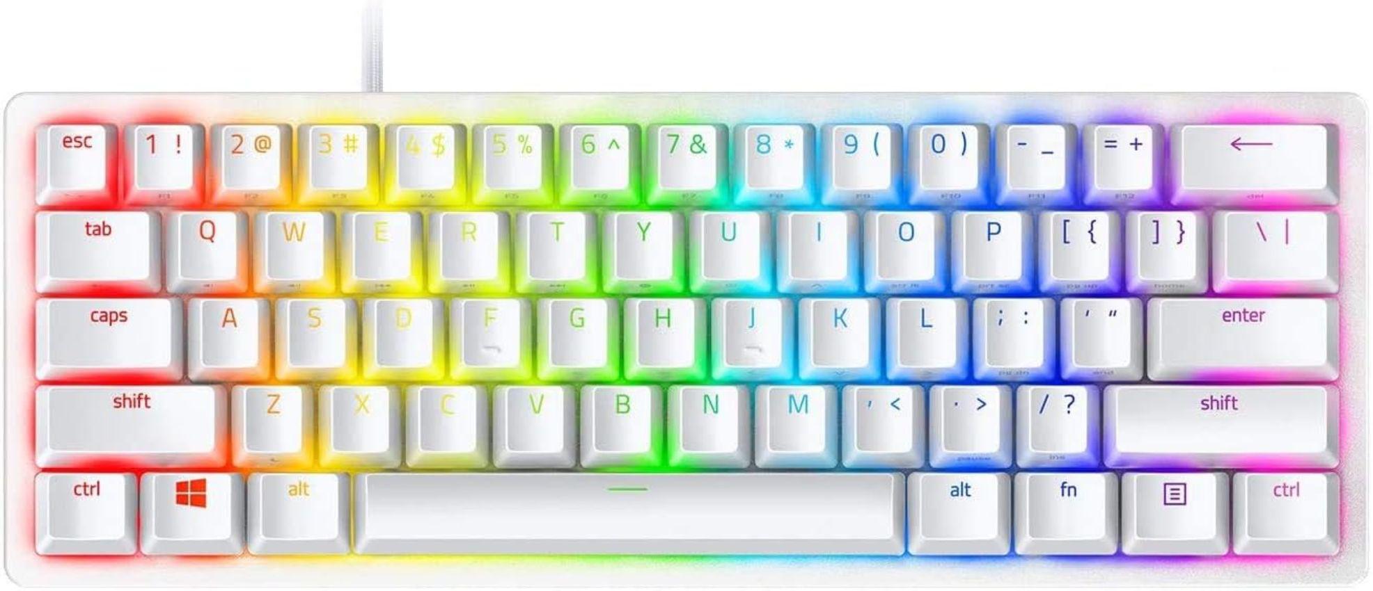 Razer Huntsman Mini 60% Optical Gaming Keyboard (Clicky Purple Switch)