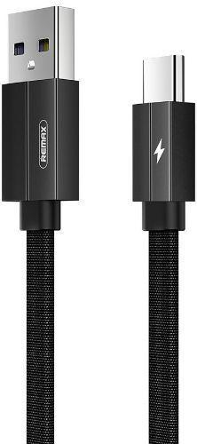Remax RC-094a Kerolla Type-C Braided Super Fast Charging Cable 5A (1M) - Black - Brand New