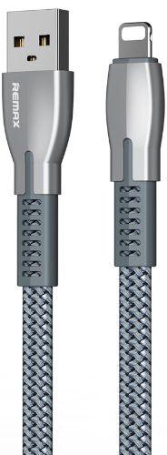 Remax RC-159i Gonro Series Lightning Data Cable 2.4A (1M) - Silver - Brand New