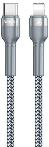 Remax  RC-171 Jany Series 20W Type C to Lightning Data Cable (1M) - Silver - Brand New