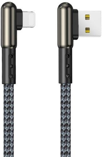 Remax RC-176i Janlon 2 Series Lightning Braided Gaming Data Cable (1M) - Silver - Brand New