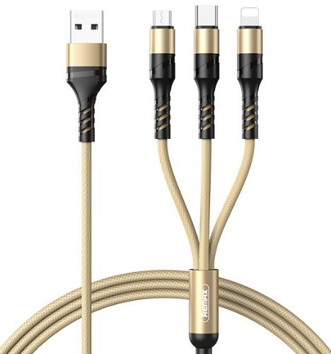 Remax RC-186th Speed Series 3-in-1 Charging Cable 3.1A (1.2M)