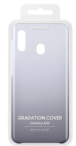 Samsung  Gradation Cover for Galaxy A30 - Black - Brand New