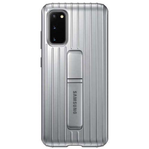 Samsung  Protective Standing Cover Phone Case for Galaxy S20+ - Silver - Brand New