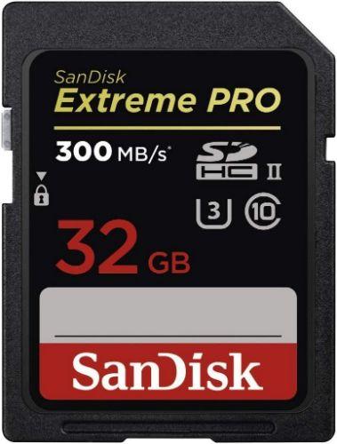 SanDisk Extreme PRO SDHC/SDXC UHS-II Memory Card (300MB/s)