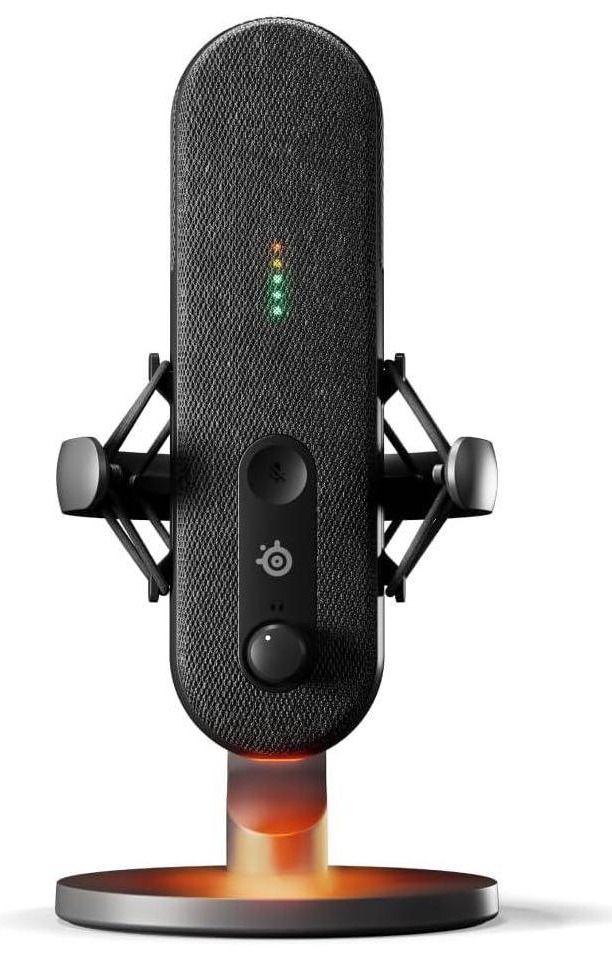 SteelSeries  Alias USB Mic for Gaming Streaming and Podcasting - Black - Premium
