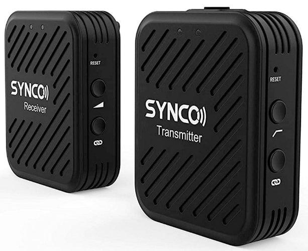 Synco  G1 (A1) 2.4GHz Wireless Clip Microphone 1-Trigger-1 - Black - Brand New