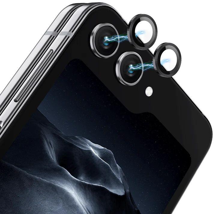 Tough On  Camera Lens Protector Tempered Glass Individual Ring for Samsung Galaxy Z Flip6 - Clear - Brand New