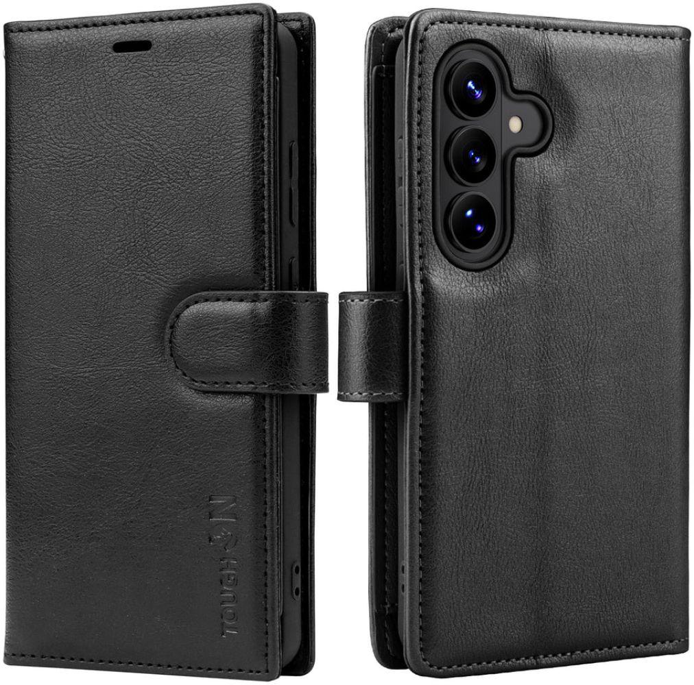 Tough On Flip Wallet Leather Phone Case for Samsung Galaxy S26
