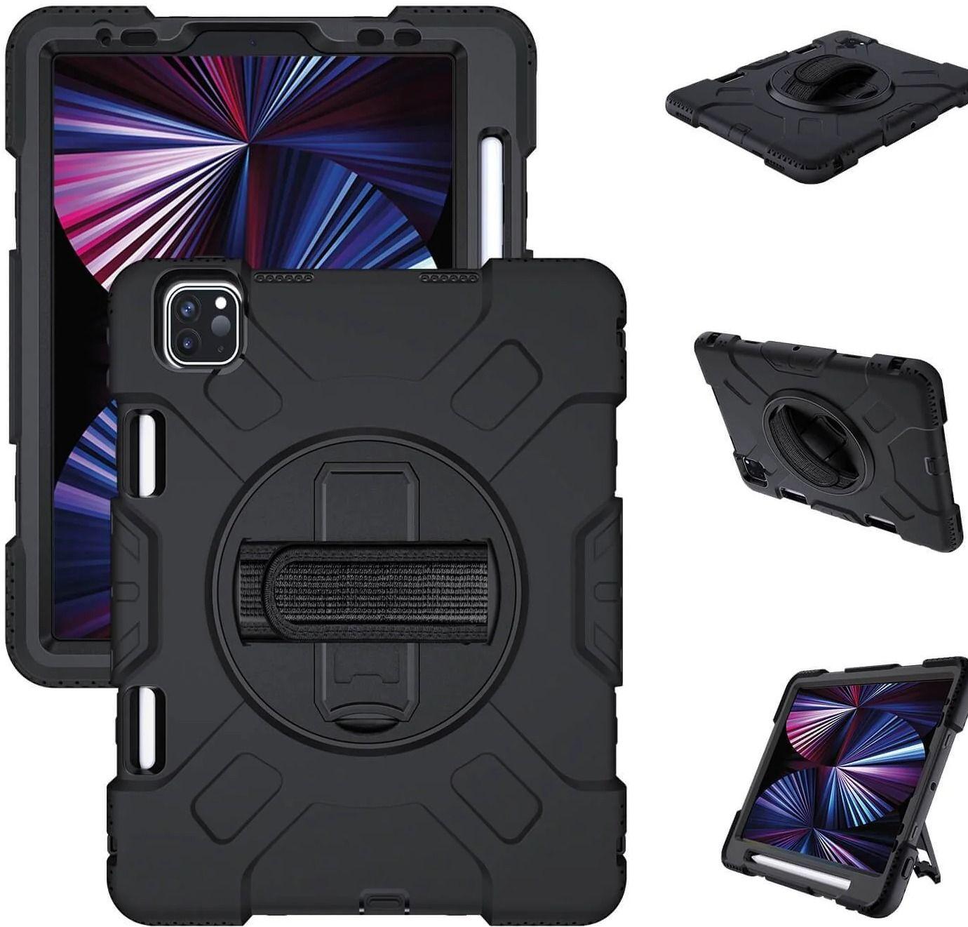 Tough On iPad Pro 2022 / 2021 / 2020 / 2018 11" Case Rugged Protection - Black - Brand New