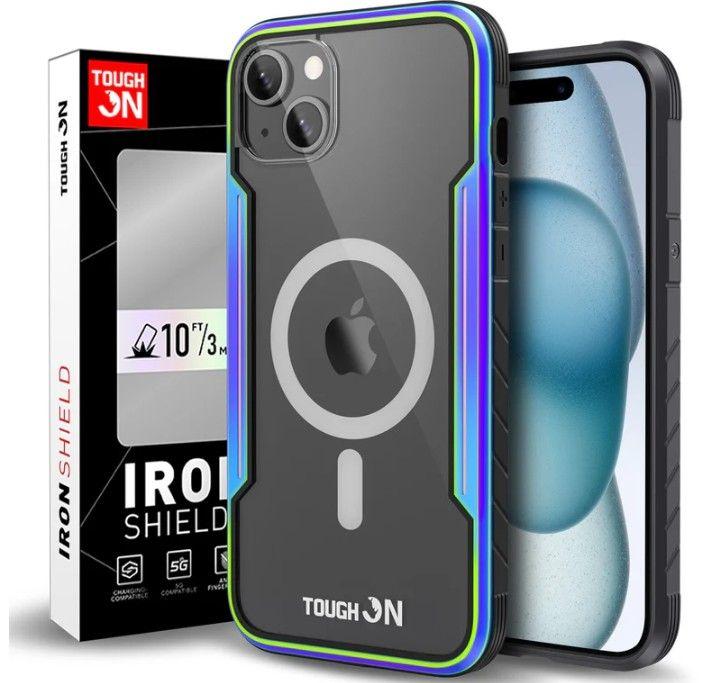 Tough On Iron Shield Phone Case for iPhone 15 (with Magsafe)