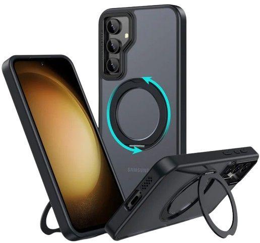 Tough On Phone Case 360° Rotate Stand With MagSafe for Samsung Galaxy S24 FE 5G