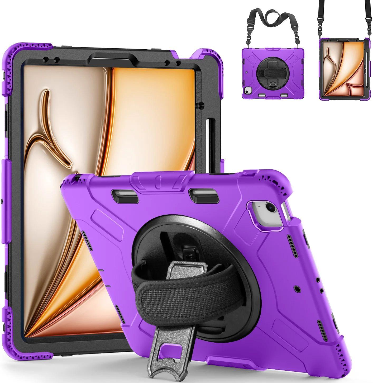 Tough On Rugged Protection iPad Case for iPad Air 13" (2024) - Purple - Brand New
