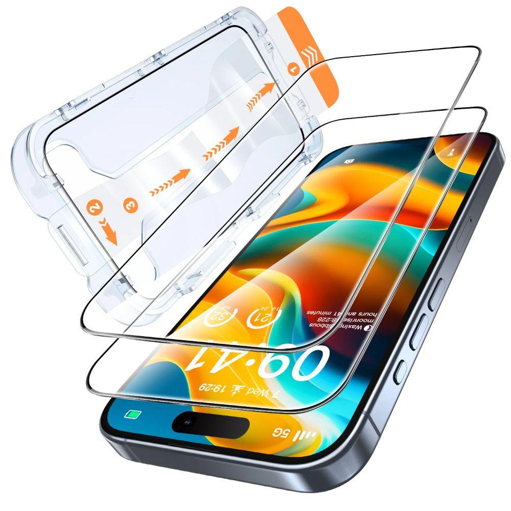 Tough On Tempered Glass Screen Protector 2 Pack for iPhone Air - Clear - Brand New