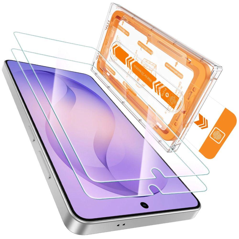 Tough On Tempered Glass Screen Protector 2 Pack with Installation Kit for Samsung Galaxy S26