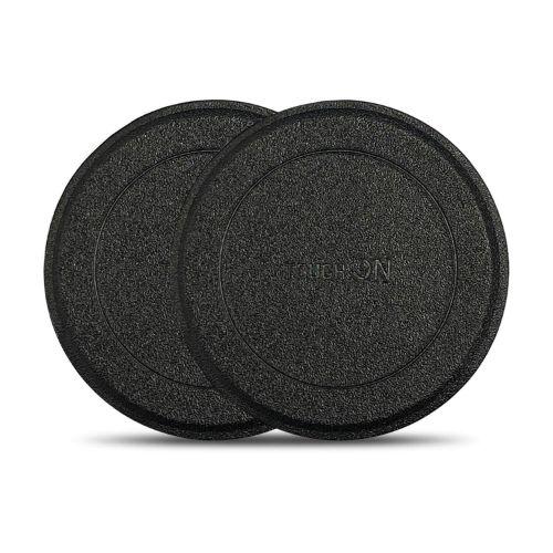Tough On  Universal Magnetic Metal Plate for Phone Car Mount Holder (2pack) - Black - Brand New