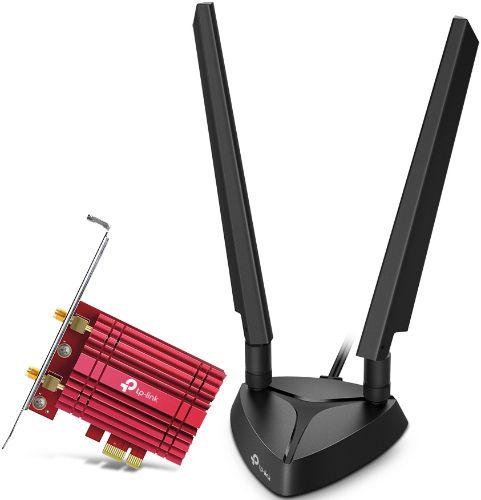 TP-Link  (Archer TXE75E) AXE5400 Wi-Fi 6E Bluetooth 5.2 PCIe Adapter - Black - Brand New
