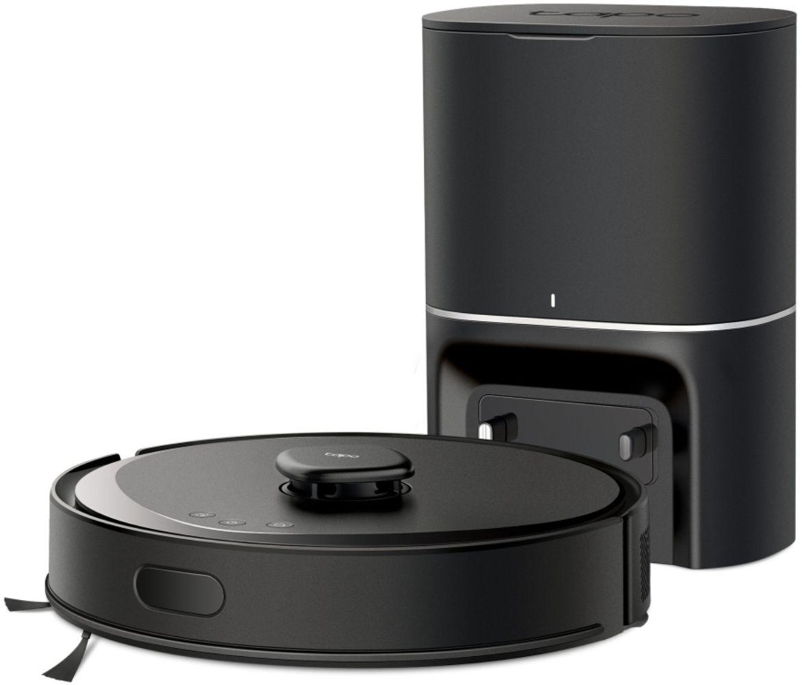 TP-Link  Tapo RV30 Max Plus 5300Pa Hyper Suction LiDAR Navigation Robot Vacuum & Mop + Smart Auto-Empty Dock - Black - Excellent
