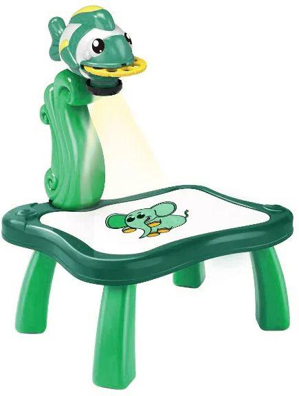 Tristar  Kids Educational LED Projector Table Toy - Dolphin - Green - Over Stock