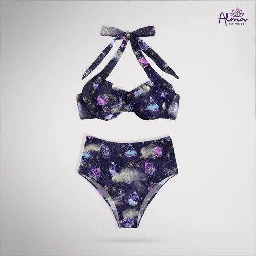 Women bikini Two Piece Swimsuit magic Swimwear MAGIC POTION Swimwear made from recycled plastic bottles Variant Size Value L