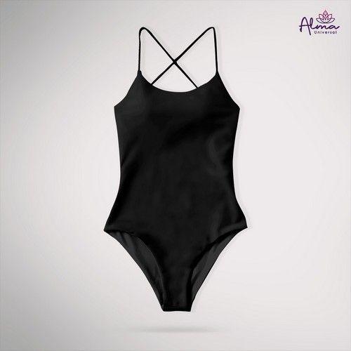 Women's UPF 50+ ECOBLACK ONE PIECE Bathing Suits One Piece Swimsuits made from recycled plastic bottles Variant Size Value S