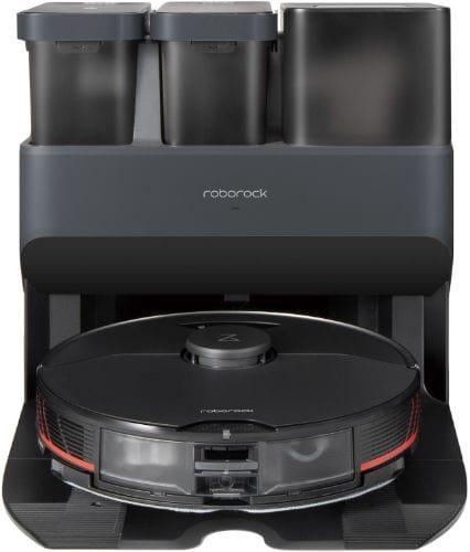 Roborock  S7 MaxV Ultra Robot Vacuum Cleaner with Empty Wash Fill Dock in Black in Excellent condition