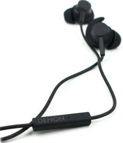 Motorola Denon  Earbuds Wired Digital Headset Earphone - Black - Brand New
